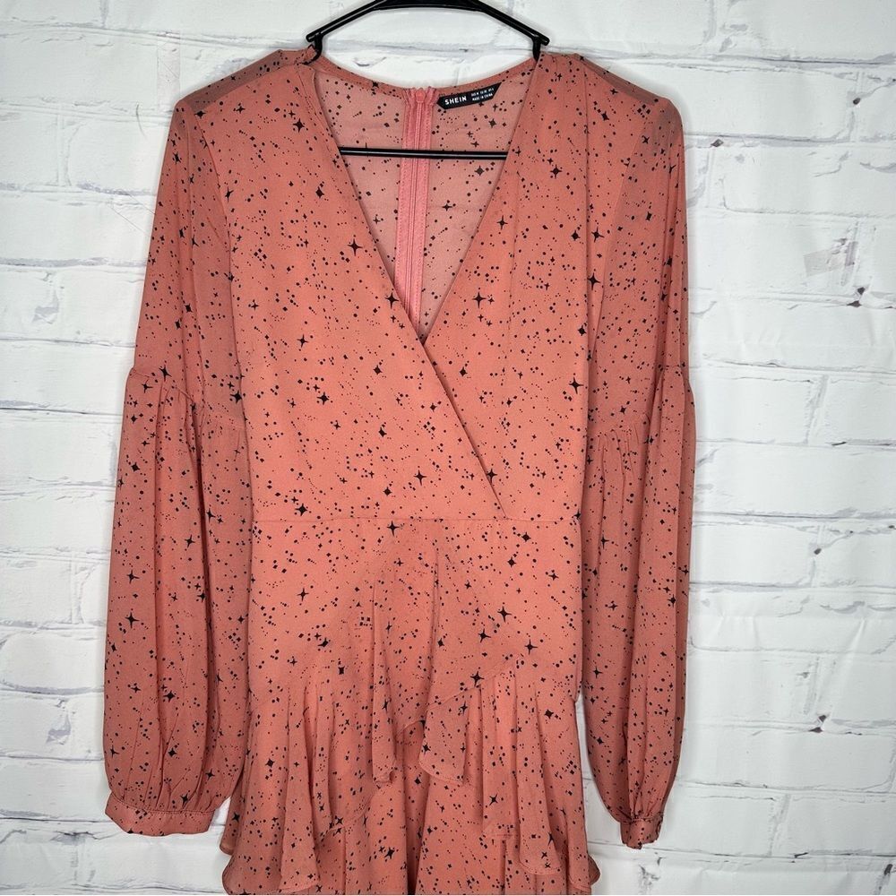 SHEIN medium pink star dress